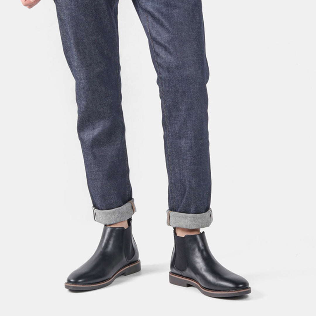 Chelsea Laarzen - Heren Slip-On Enkellaarzen van Leer-Boetiek Moda