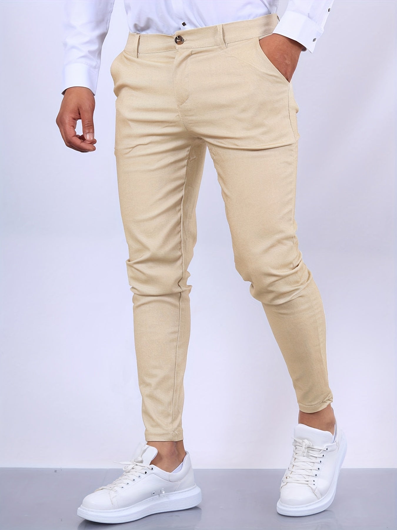 Chino's | Slim Fit | Stretch | Chino broeken | Skinny chino's voor mannen-Boetiek Moda