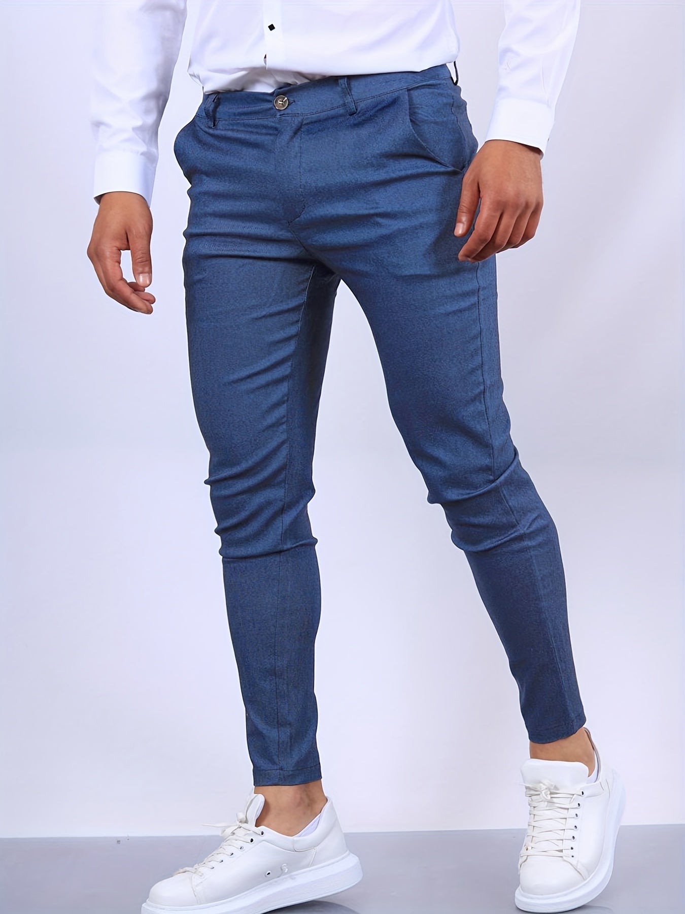 Chino's | Slim Fit | Stretch | Chino broeken | Skinny chino's voor mannen-Boetiek Moda