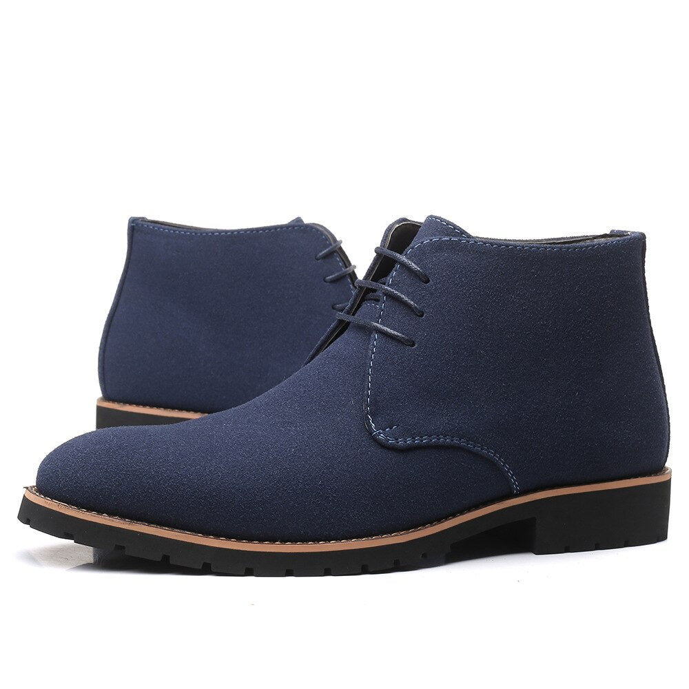 Chukka-laarzen - Elegante casual suède veterschoenen voor heren-Boetiek Moda