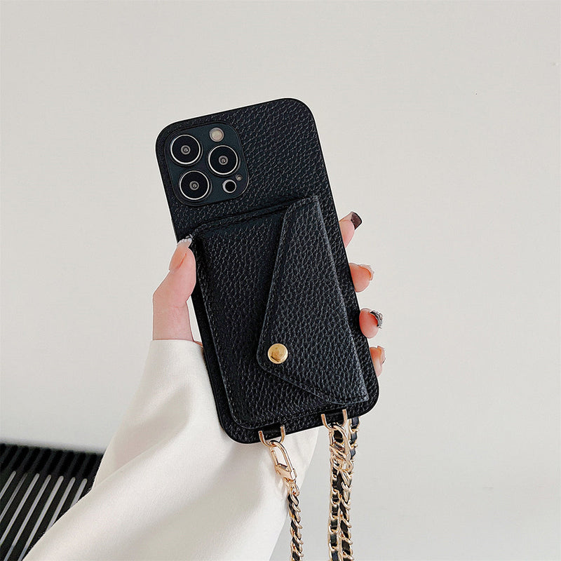 Ciara Crossbody Phone Case | Draag en bewaar je telefoon en pasjes veilig met dit handige telefoon portemonnee hoesje-Boetiek Moda