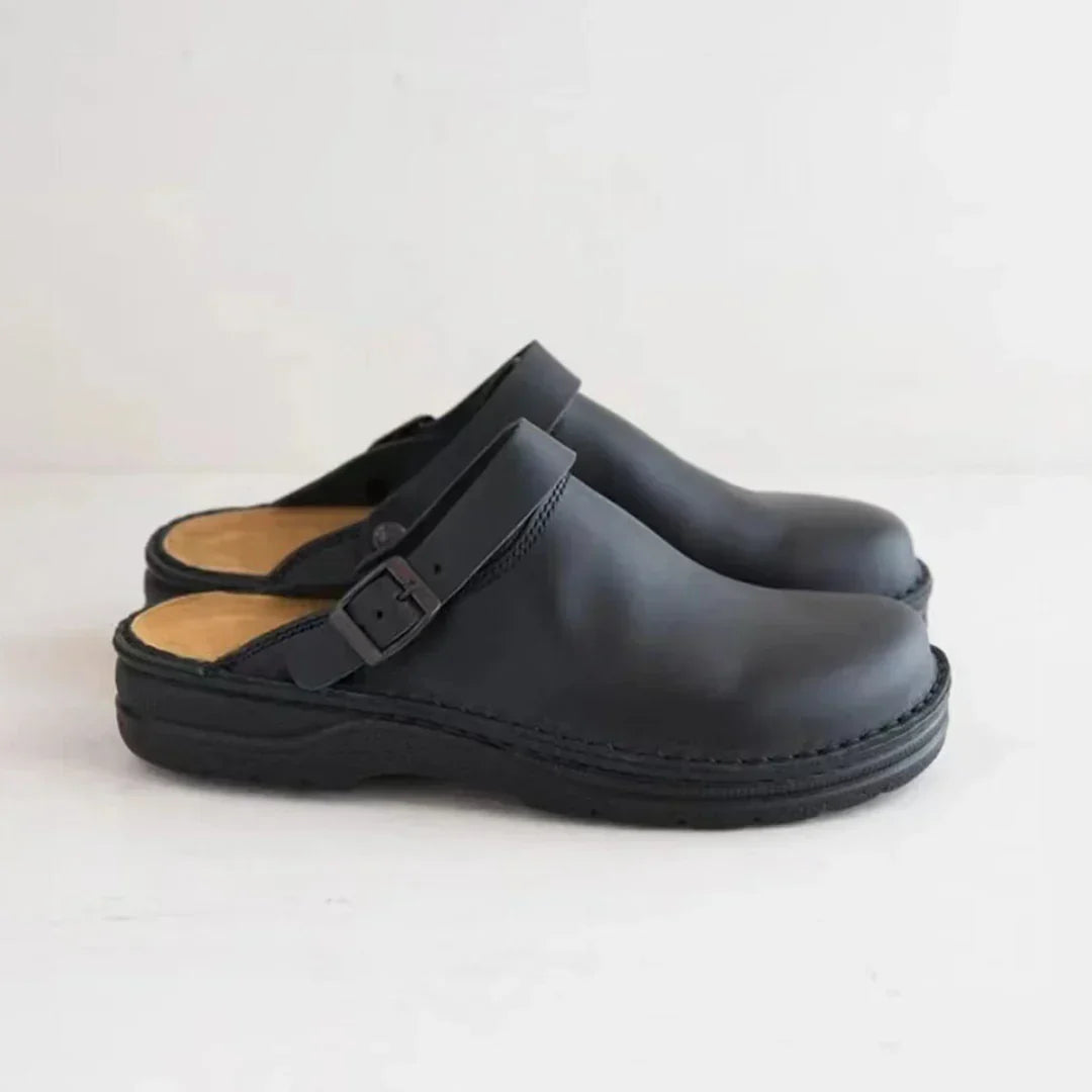 Clogs - Orthopedische Leren Muiltjes voor heren-Boetiek Moda