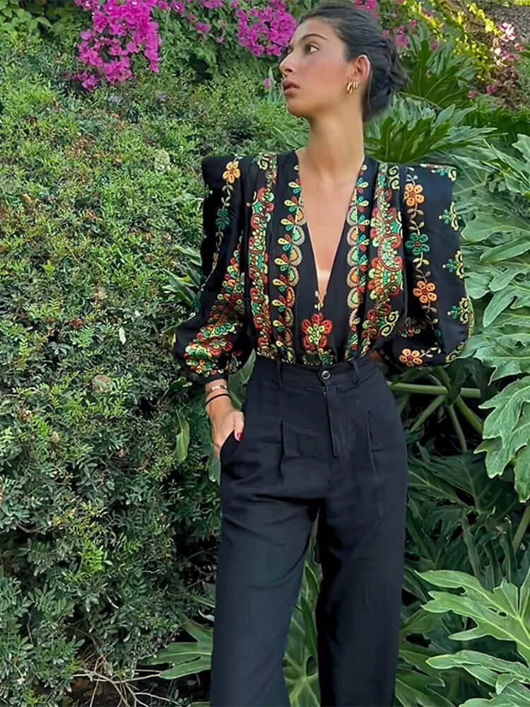 Co-Ord Set - Bedrukte Maxi Rok Zomerkleding Vrouwen-Boetiek Moda