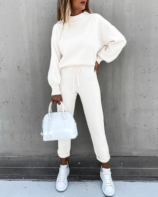 Co-Ord Set - Vrouwensweater en -broek Tweedelige Loungewear Set-Boetiek Moda