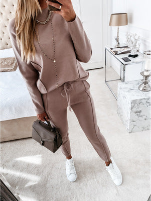 Co-Ord Set - Vrouwensweater en -broek Tweedelige Loungewear Set-Boetiek Moda