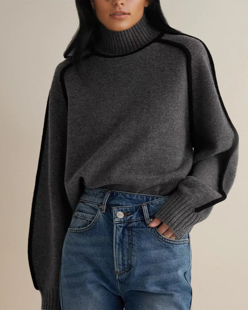 Coltrui | Trui | Hoge Hals | Gebreide Trui | Dameskleding-Boetiek Moda