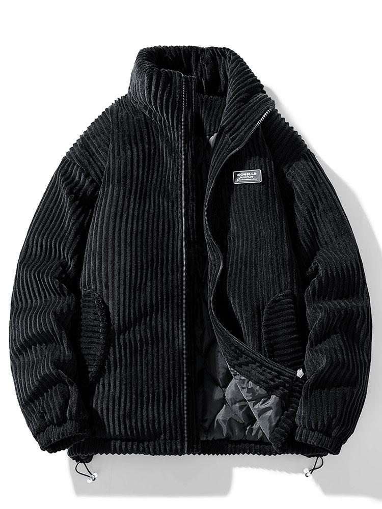 Corduroy Jas | Warm | Gewatteerde Voering | Gewatteerde Jas | Heren Winterjas-Boetiek Moda