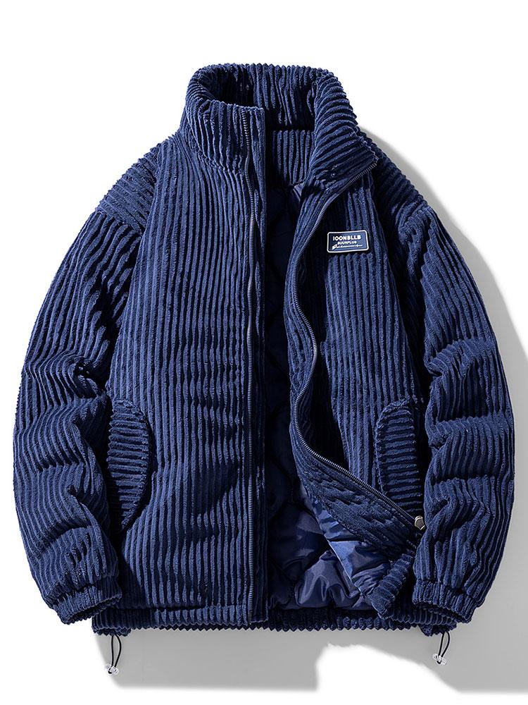 Corduroy Jas | Warm | Gewatteerde Voering | Gewatteerde Jas | Heren Winterjas-Boetiek Moda