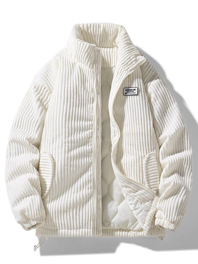 Corduroy Jas | Warm | Gewatteerde Voering | Gewatteerde Jas | Heren Winterjas-Boetiek Moda