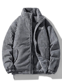 Corduroy Jas | Warm | Gewatteerde Voering | Gewatteerde Jas | Heren Winterjas-Boetiek Moda
