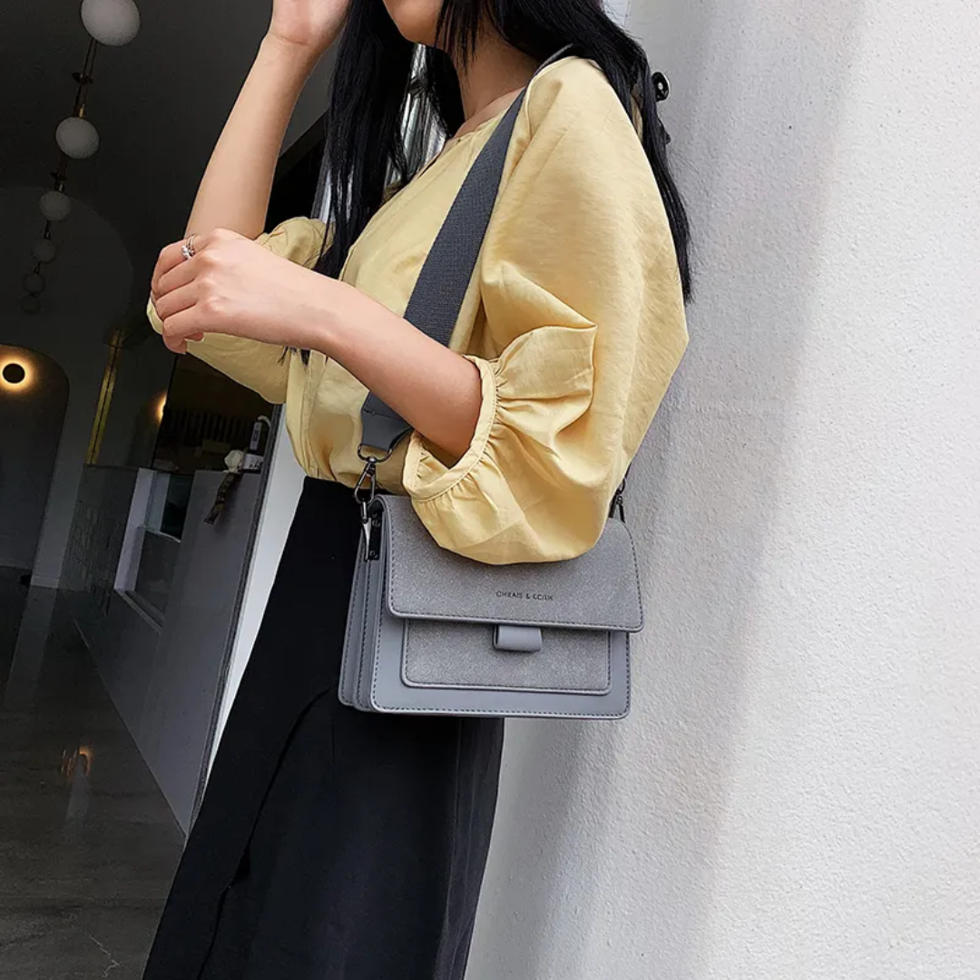 Crossbodytas - Rechthoekige minitas voor dames met verstelbare riem-Boetiek Moda