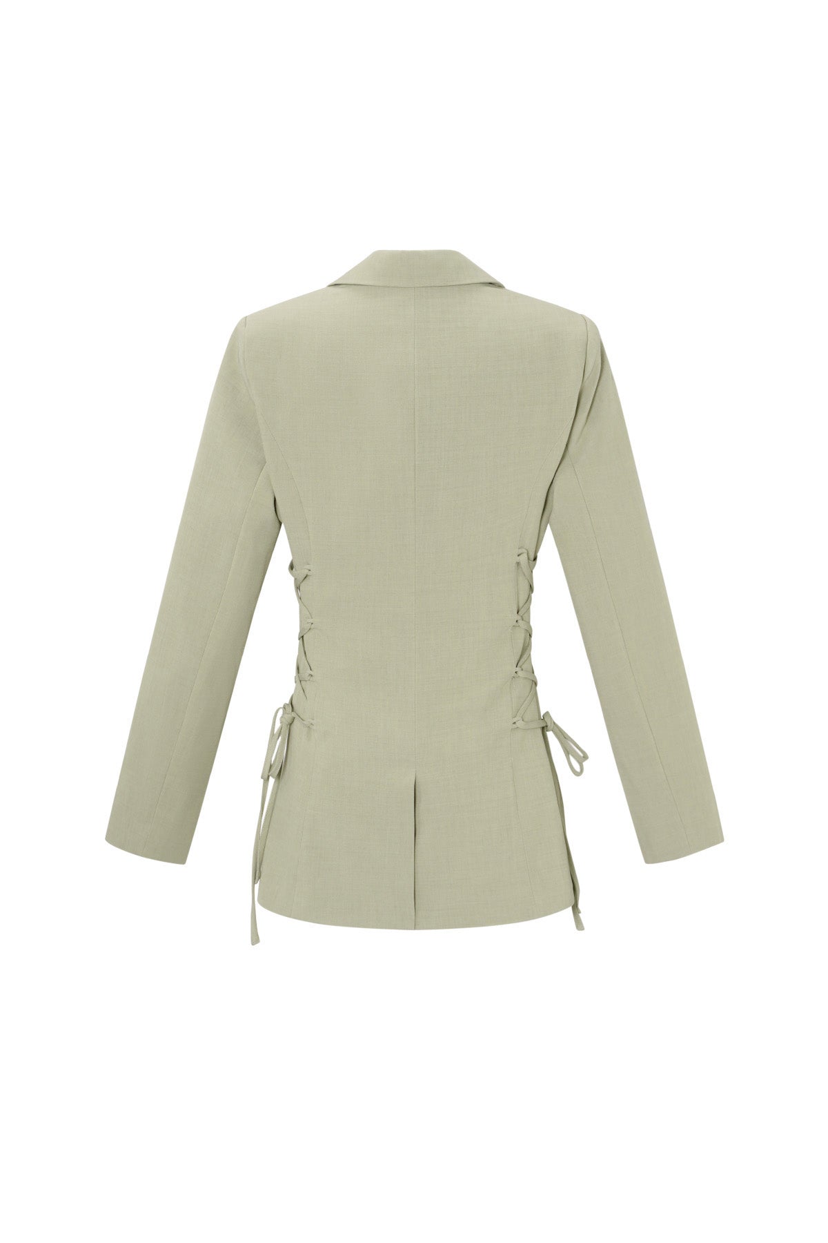 Damespak | Stropdas in de taille | Wijde pijpen | Blazerset | Co-Ord-set-Boetiek Moda