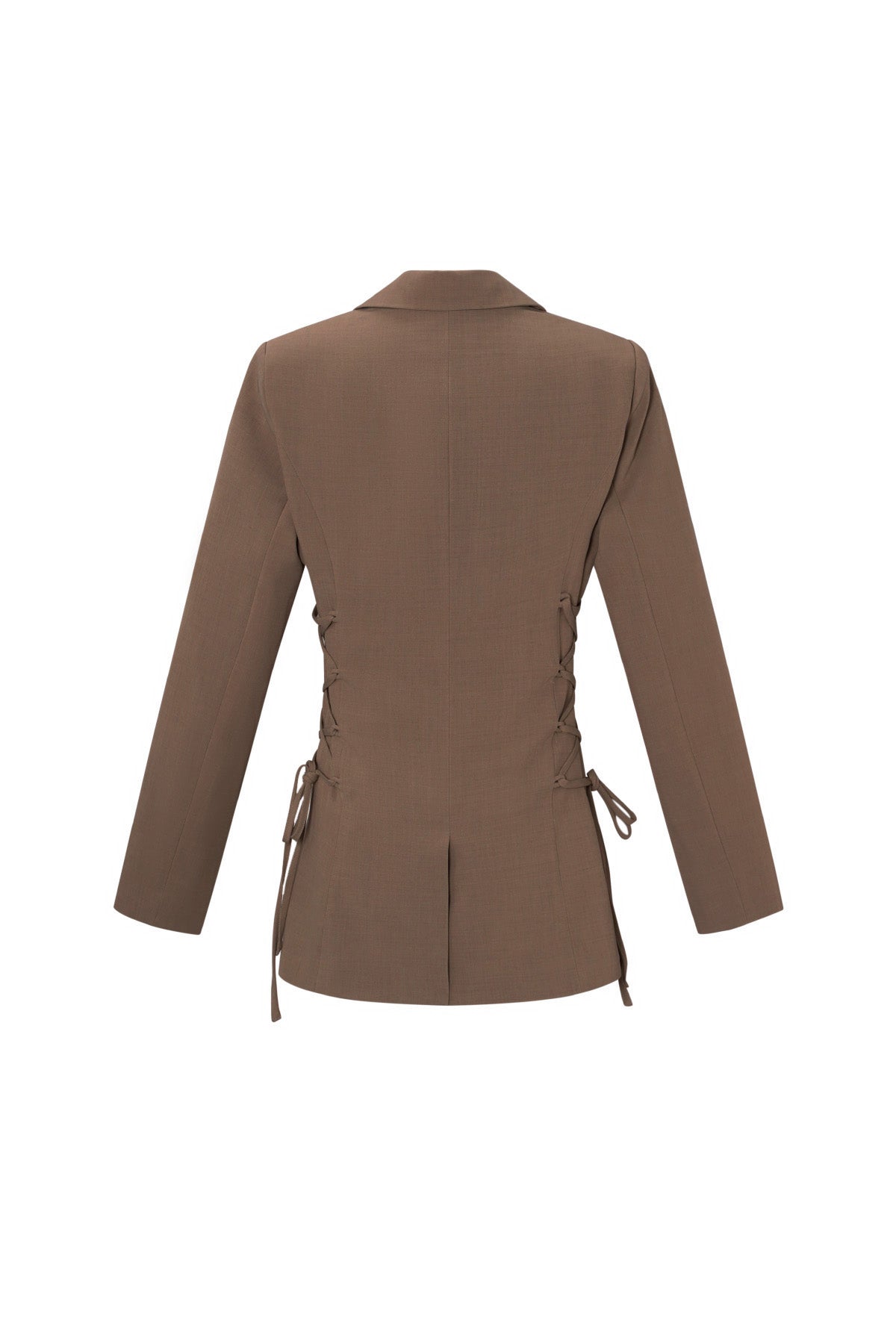 Damespak | Stropdas in de taille | Wijde pijpen | Blazerset | Co-Ord-set-Boetiek Moda