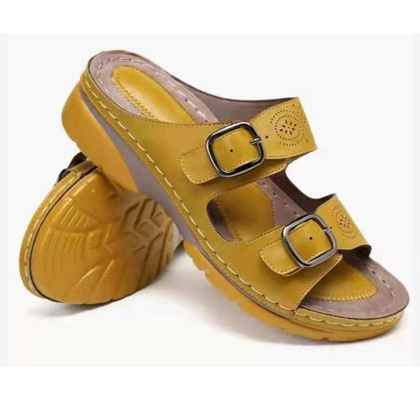 Damessandalen - Ergonomisch - Gespband - Zomerschoenen - Orthopedische Slippers Dames-Boetiek Moda