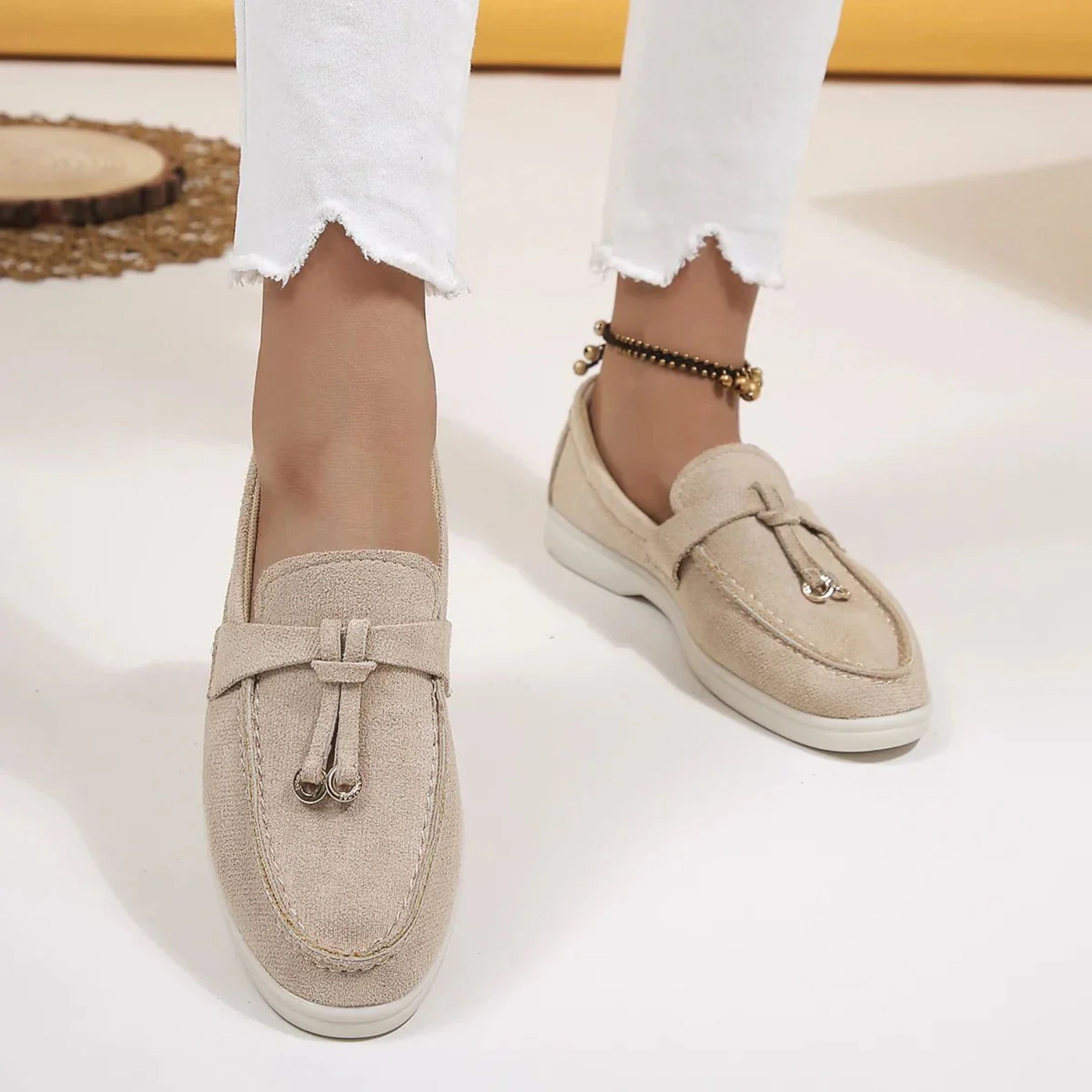 Damesschoenen | Slip-On | Comfortabel | Suède Damesschoenen | Damesschoenen-Boetiek Moda
