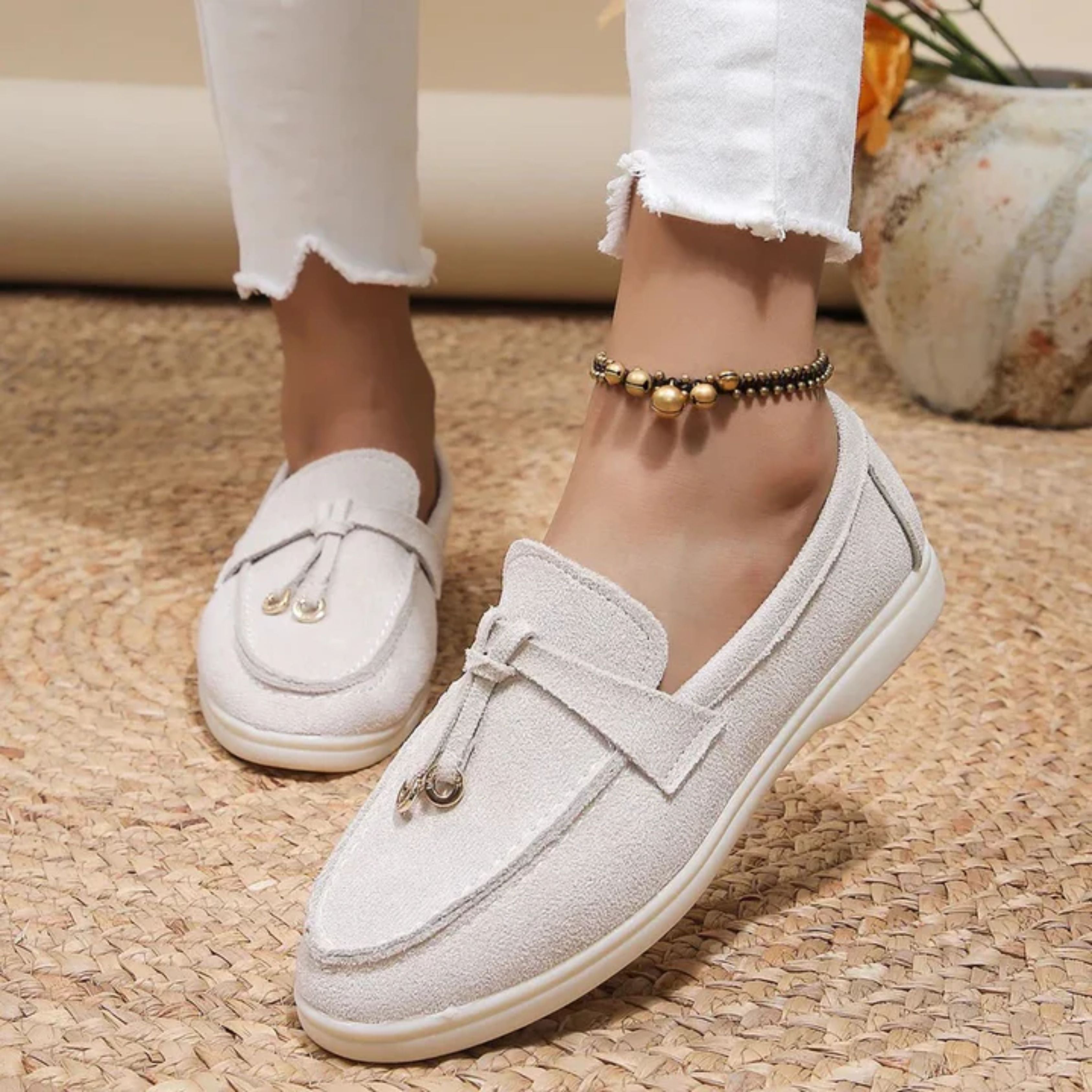 Damesschoenen | Slip-On | Comfortabel | Suède Damesschoenen | Damesschoenen-Boetiek Moda