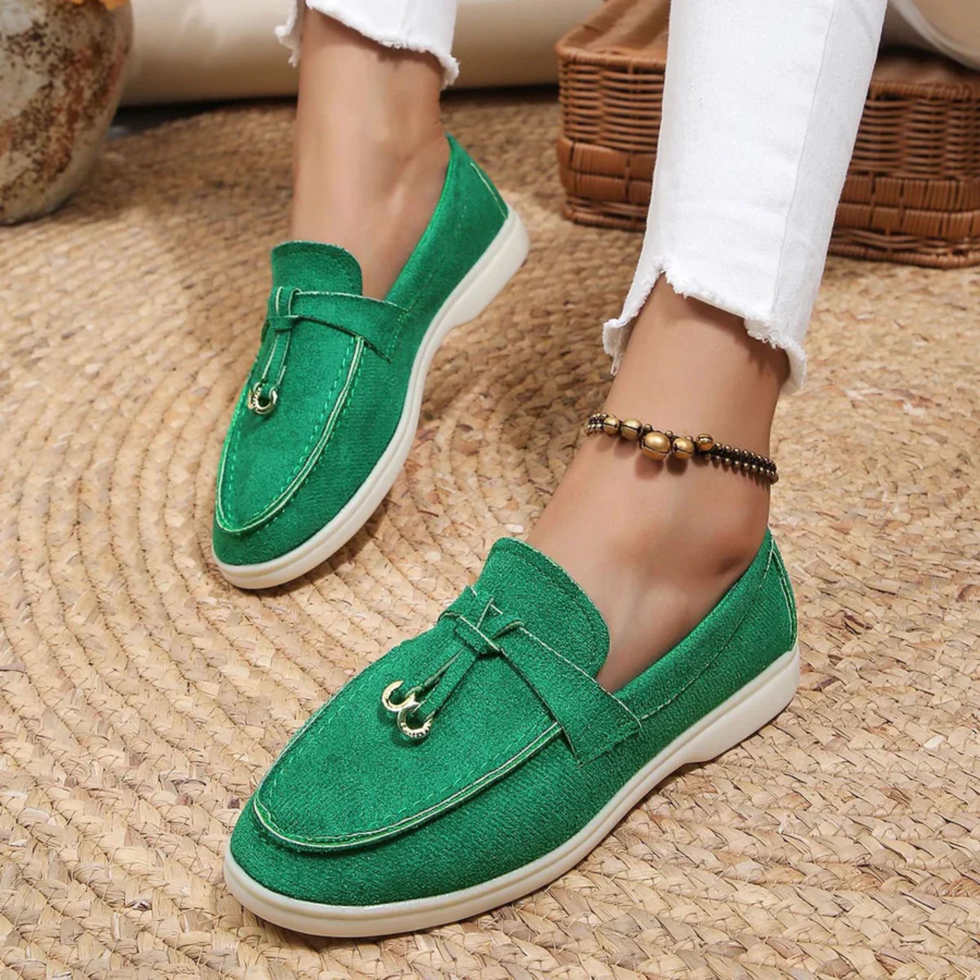 Damesschoenen | Slip-On | Comfortabel | Suède Damesschoenen | Damesschoenen-Boetiek Moda