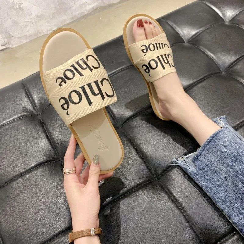 Damesslippers - Mode - Flats - Slip-On Sandalen - Damesslippers-Boetiek Moda