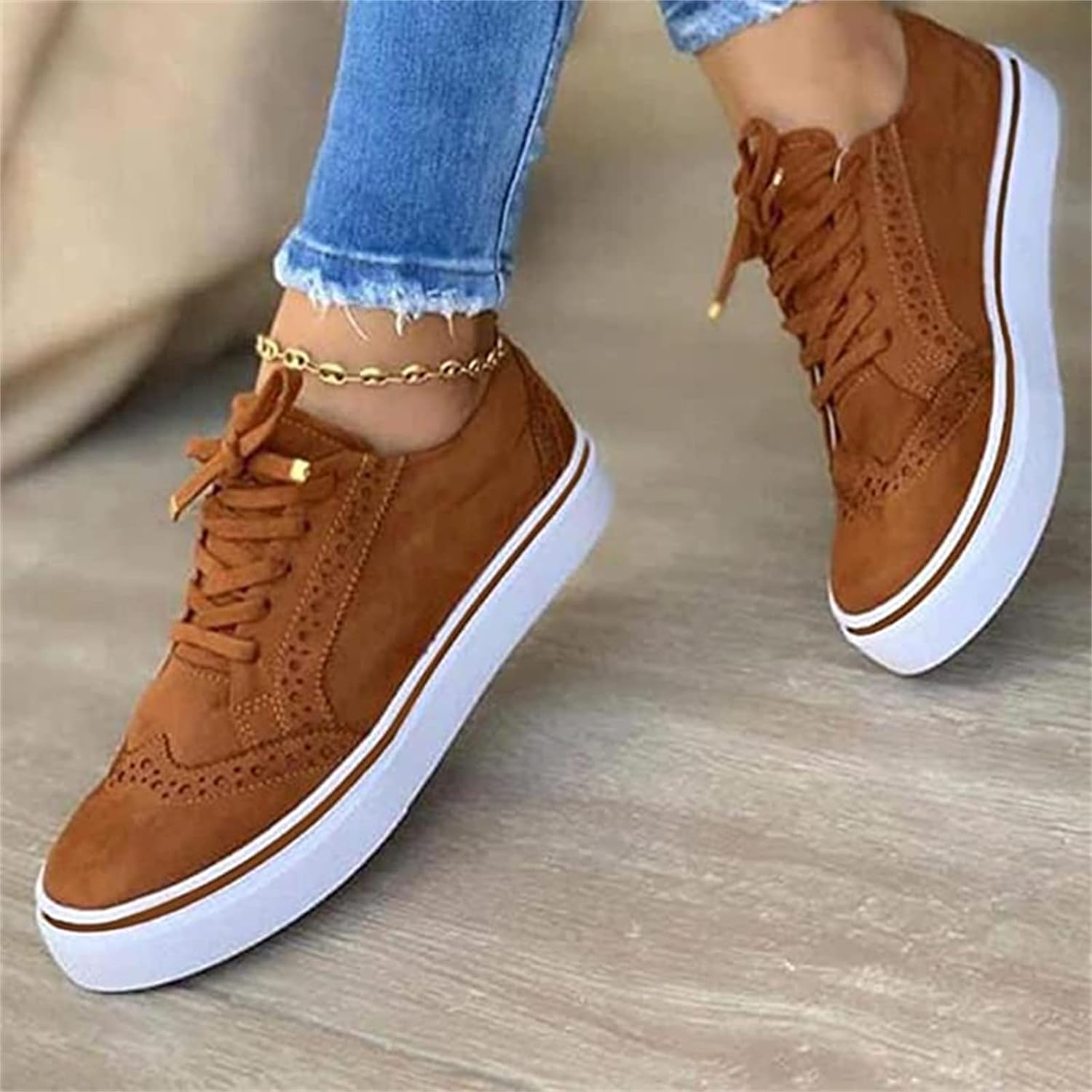 Damessneakers | Veterschoenen | Dikke Zool | Vrijetijdsschoenen | Orthopedische Schoenen voor Vrouwen-Boetiek Moda