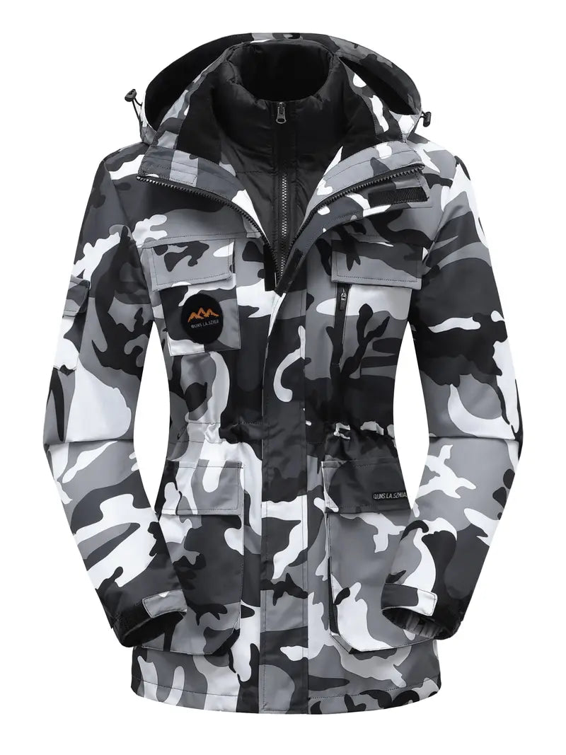 Dameswinterjas | Met capuchon | Zakken | Sneeuwjas | Winterjas-Boetiek Moda