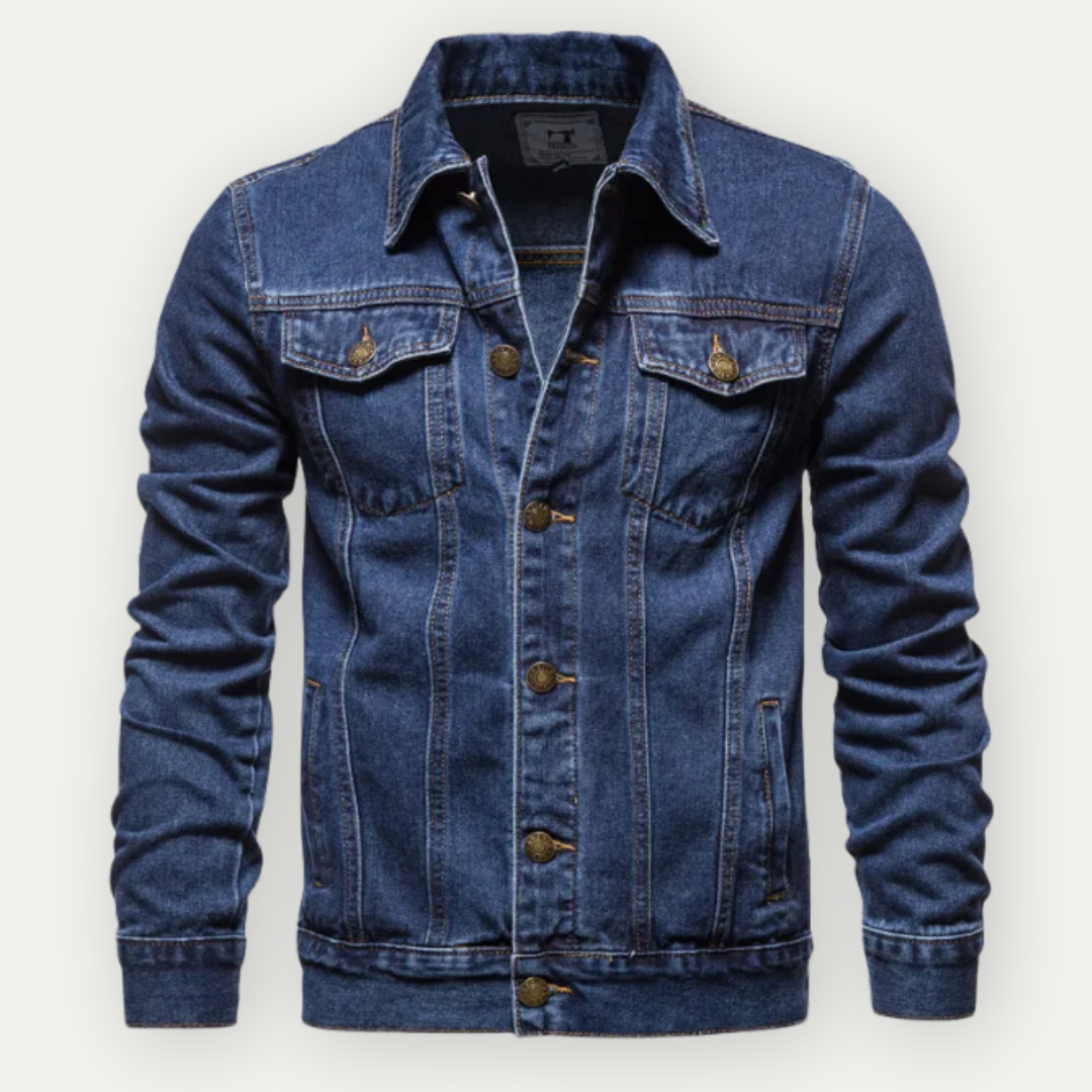 Denim jack - Klassiek - Regular Fit - Jean jack - Heren denim jack-Boetiek Moda