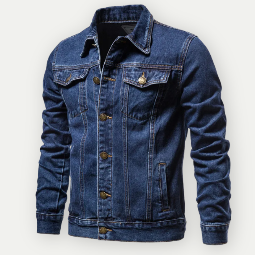 Denim jack - Klassiek - Regular Fit - Jean jack - Heren denim jack-Boetiek Moda