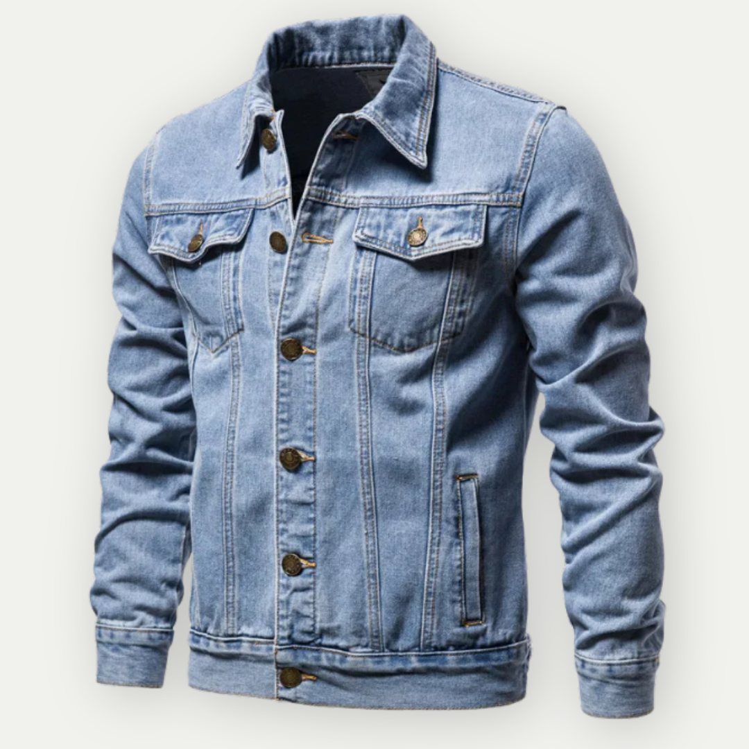 Denim jack - Klassiek - Regular Fit - Jean jack - Heren denim jack-Boetiek Moda