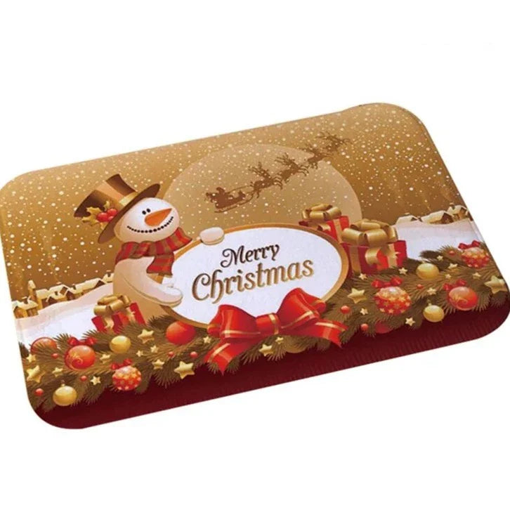Deurmat - Antislip Kerst Decor Grappig Kerstman Tapijt-Boetiek Moda