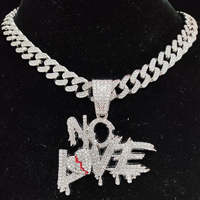 Dikke ketting - Unisex - Hanger - Rapperketting - Blingbling-ketting-Boetiek Moda