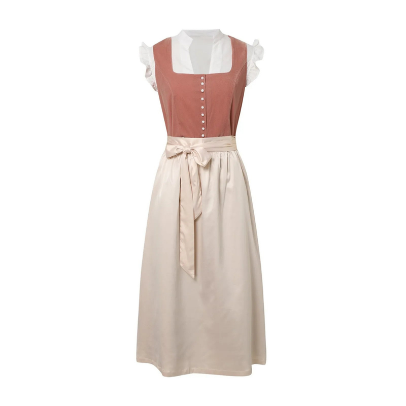 Dirndl | Korte Mouw | Midi | Oktoberfest Jurk | Oktoberfest Vrouwen Outfit-Boetiek Moda