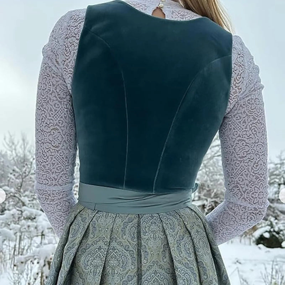 Dirndl | Traditioneel | Blauw | Dirndl-jurk | Dirndl Oktoberfest-Boetiek Moda