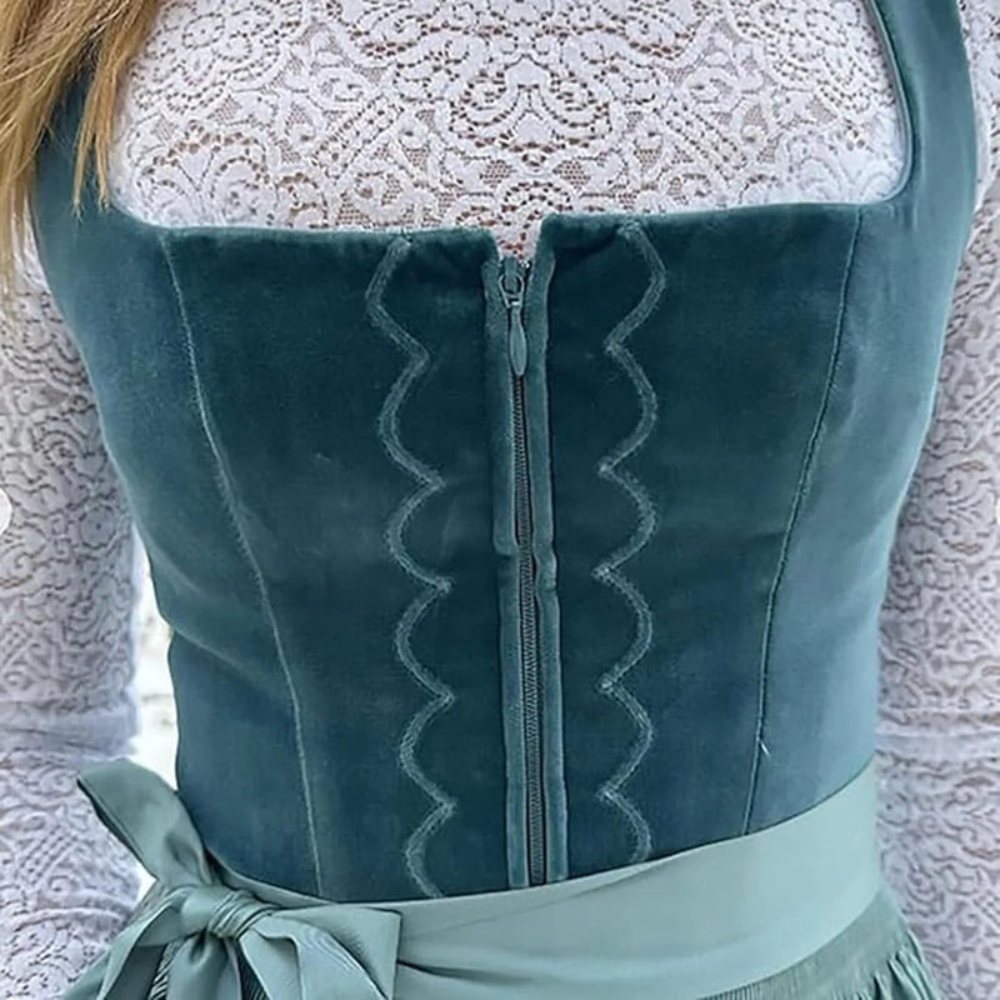 Dirndl | Traditioneel | Blauw | Dirndl-jurk | Dirndl Oktoberfest-Boetiek Moda