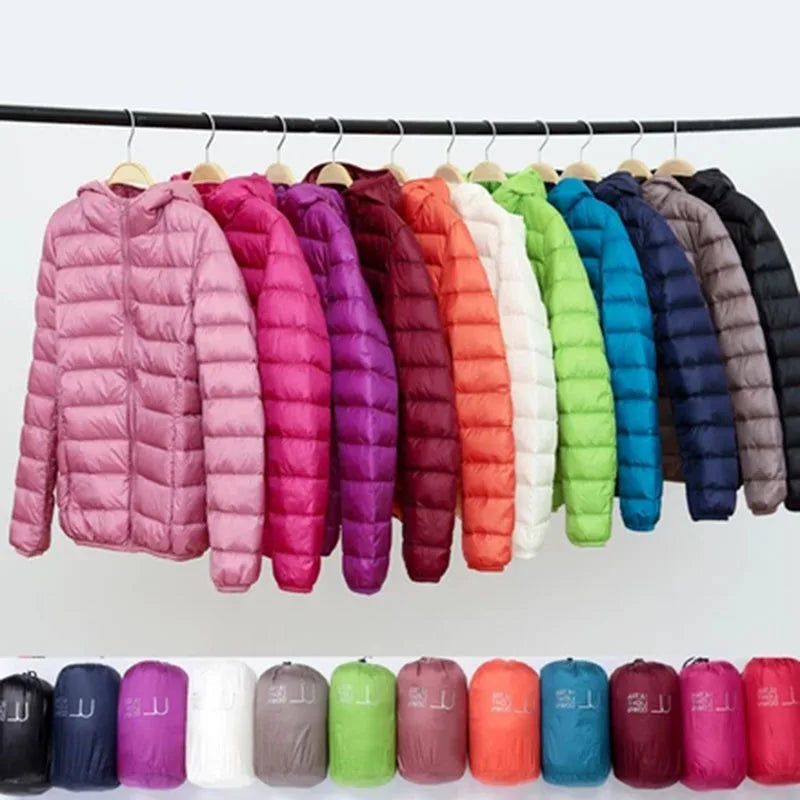 Donsjack | Capuchon | Lichtgewicht | Pufferjas | Winterjassen Vrouwen-Boetiek Moda