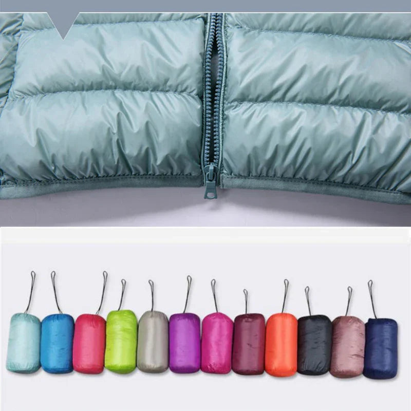 Donsjack | Capuchon | Lichtgewicht | Pufferjas | Winterjassen Vrouwen-Boetiek Moda