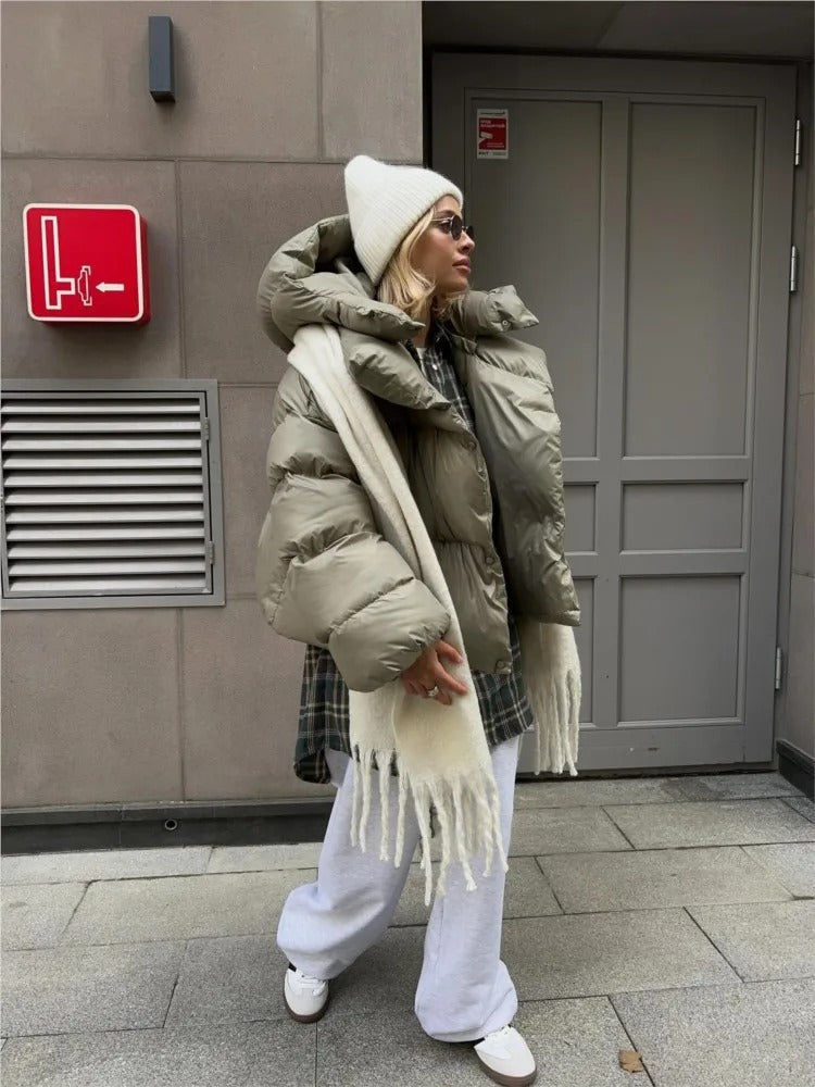 Donsjack - Kort - Gewatteerd - Winterjas - Pufferjas Dames-Boetiek Moda