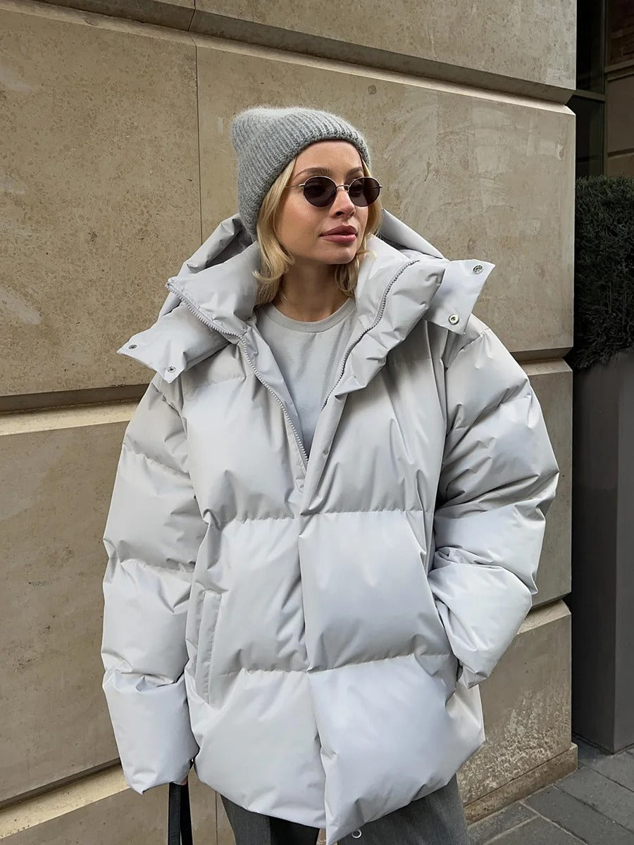 Donsjack - Kort - Gewatteerd - Winterjas - Pufferjas Dames-Boetiek Moda