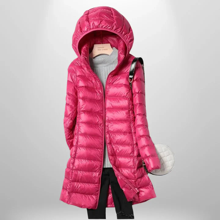 Donsjack - Lichtgewicht - Met capuchon - Pufferjack - Winterjas voor dames-Boetiek Moda