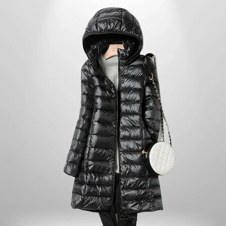Donsjack - Lichtgewicht - Met capuchon - Pufferjack - Winterjas voor dames-Boetiek Moda