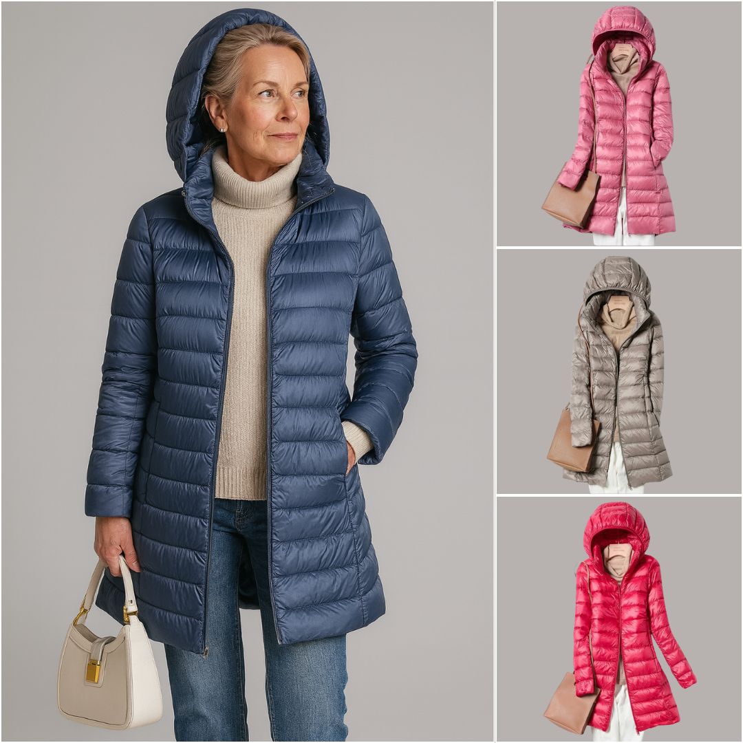 Donsjack - Lichtgewicht - Met capuchon - Pufferjack - Winterjas voor dames-Boetiek Moda