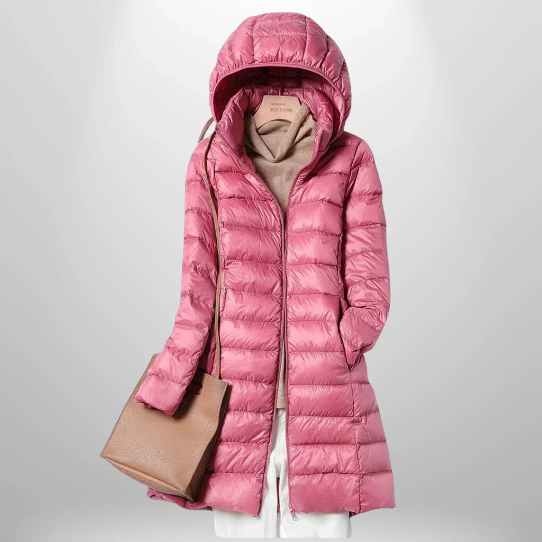 Donsjack - Lichtgewicht - Met capuchon - Pufferjack - Winterjas voor dames-Boetiek Moda