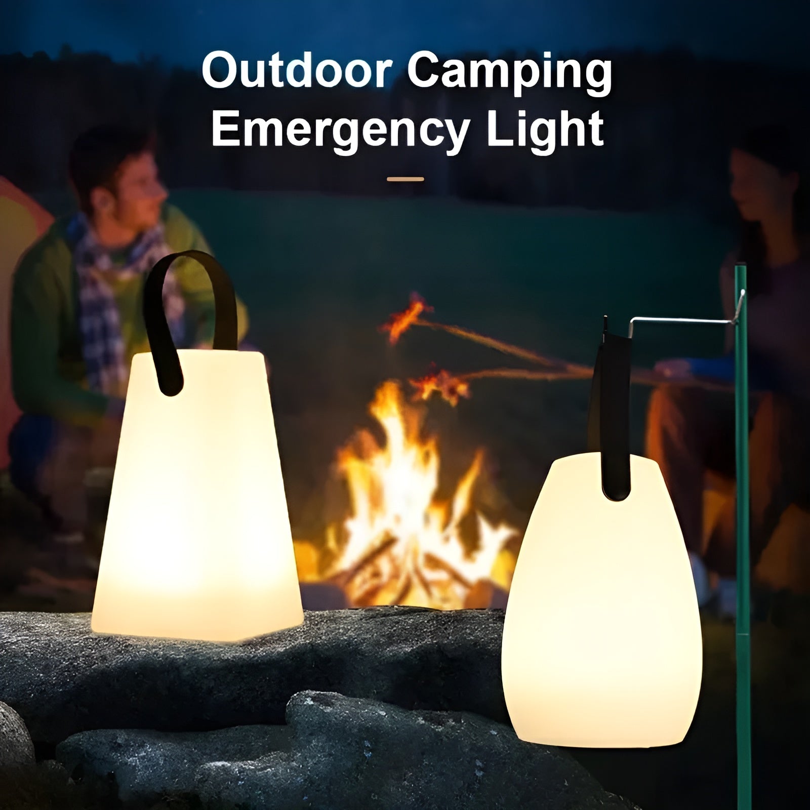 Draagbare Lamp - LED - Draadloos - Kampeerlamp - Tafellamp-Boetiek Moda