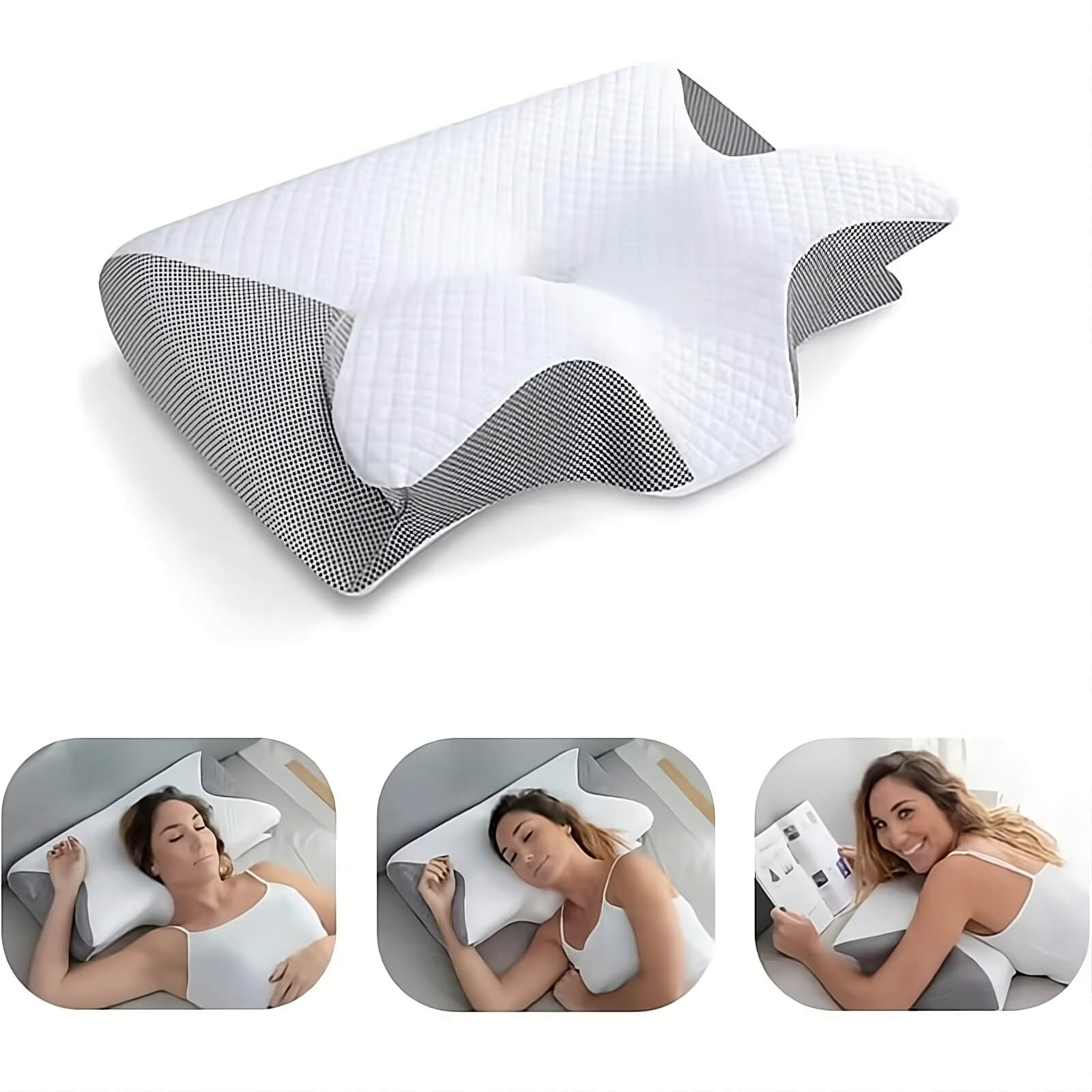 Ergonomisch Kussen - Ondersteuning - Nekkussen - Orthopedisch Kussen - Geheugenschuimkussen-Boetiek Moda