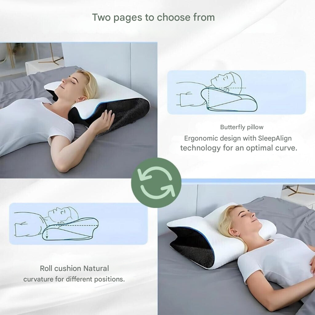 Ergonomisch Kussen - Ondersteuning - Nekkussen - Orthopedisch Kussen - Geheugenschuimkussen-Boetiek Moda