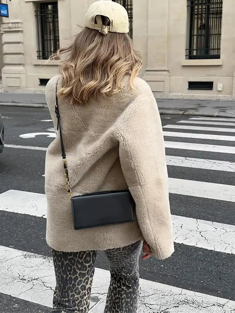 Faux Fur Coat - Oversized - Fluffy - Bontjas - Dames Winterjassen en Jacks-Boetiek Moda