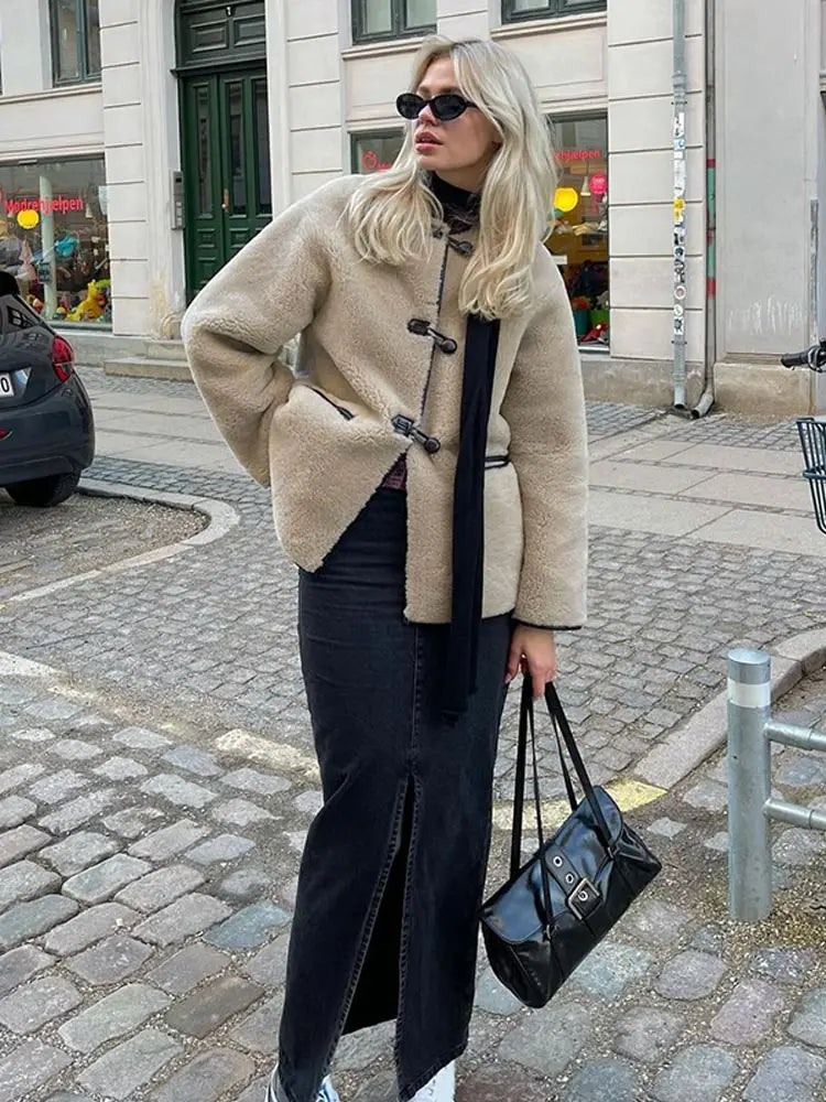 Faux Fur Coat - Oversized - Fluffy - Bontjas - Dames Winterjassen en Jacks-Boetiek Moda