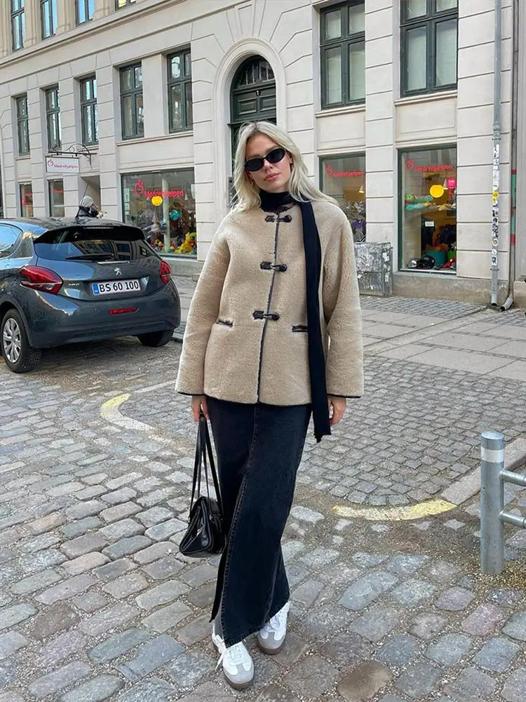 Faux Fur Coat - Oversized - Fluffy - Bontjas - Dames Winterjassen en Jacks-Boetiek Moda