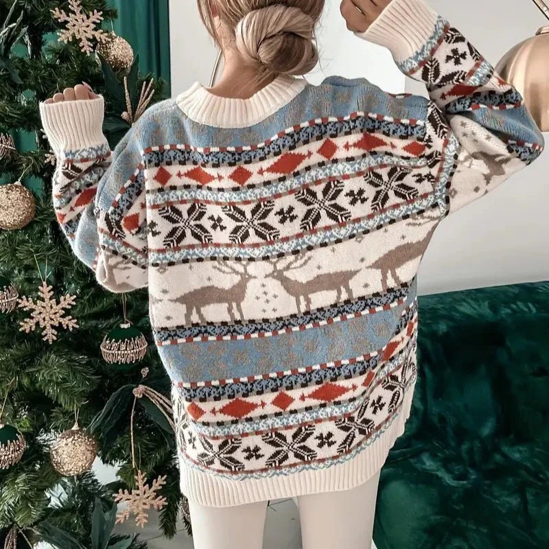 Feestelijke Gebreide Trui-Boetiek Moda