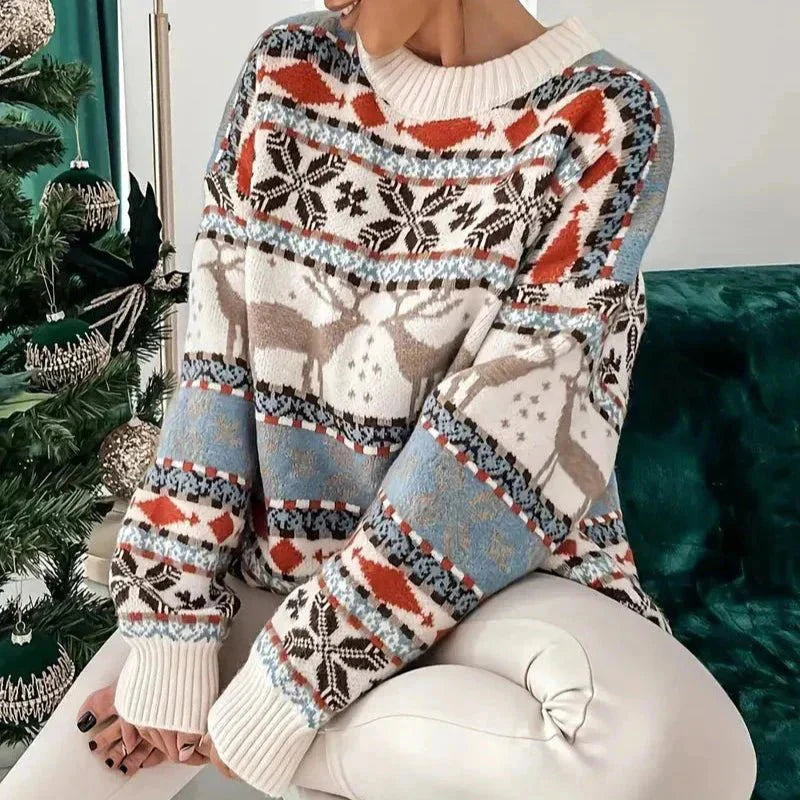 Feestelijke Gebreide Trui-Boetiek Moda