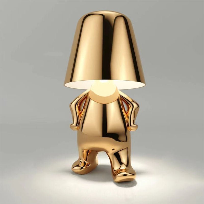 Figuur Lamp - Dimbare Ambience Goud Zilver Tafellamp-Boetiek Moda