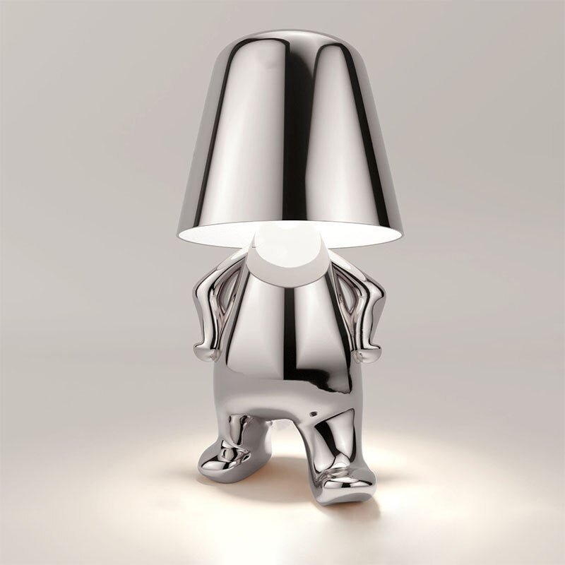 Figuur Lamp - Dimbare Ambience Goud Zilver Tafellamp-Boetiek Moda
